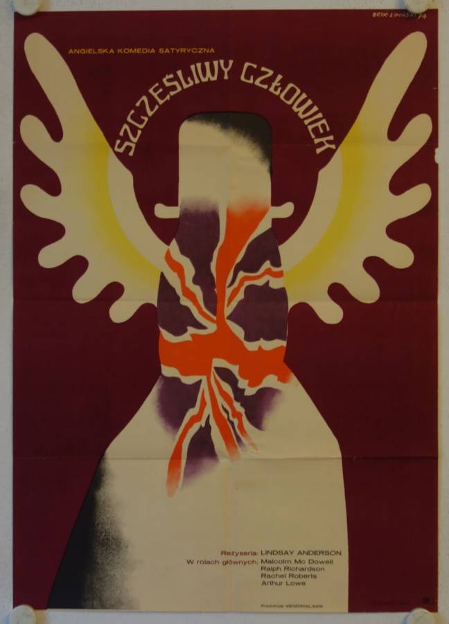 O Lucky Man! original release polish movie poster